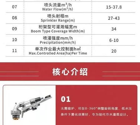 Cinturón de manguera automático para otros equipos de riego por rociador