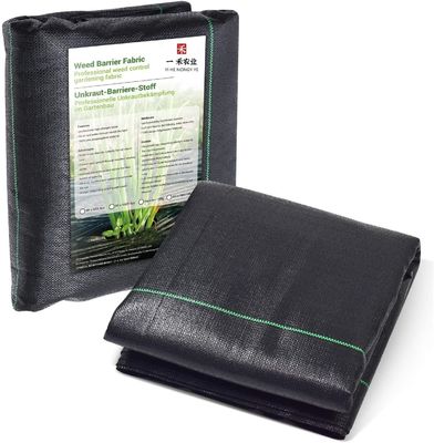 Cubierta de suelo de plástico de tela de control de malezas agrícolas con red no tejida de tejido PP