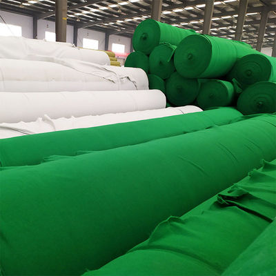 Geotextil no tejido HDPE para la construcción de carreteras y ferrocarriles Blanco Negro Gris colores personalizables