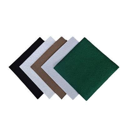 Geotextil no tejido HDPE para la construcción de carreteras y ferrocarriles Blanco Negro Gris colores personalizables
