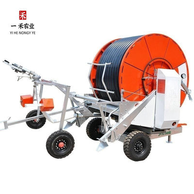 560*435*264 Máquina de riego agrícola con bobina de manguera de rociador de metal