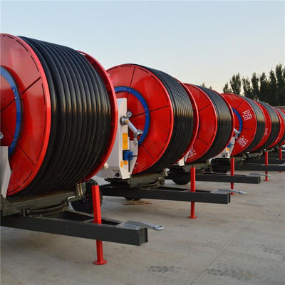 560*435*264 Máquina de riego agrícola con bobina de manguera de rociador de metal