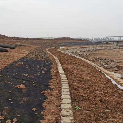 Cubierta de protección de césped de pendiente tridimensional ensamblada para el control permanente de la erosión del agua