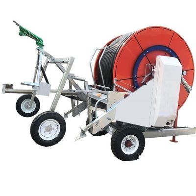 Máquina de riego sistema de bobina de manguera de rociador de manguera para el riego de manguera de manguera en la agricultura