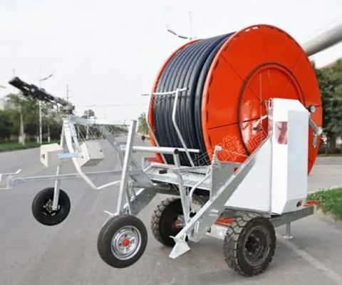 Irrigador de bobina de manguera Equipo de riego automático versátil con patrones de rociado ajustables Diámetro 236cm Tecnología IoT