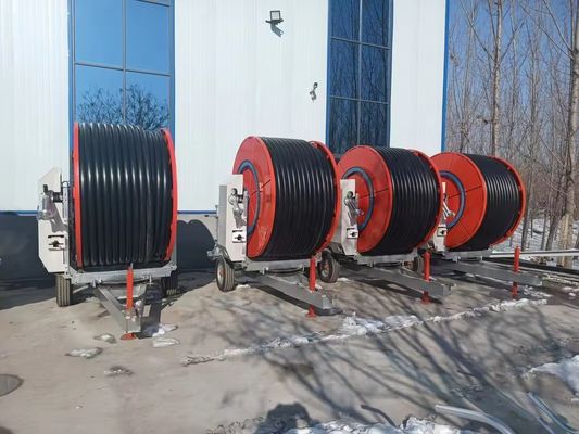 Irrigador de bobina de manguera Equipo de riego automático versátil con patrones de rociado ajustables Diámetro 236cm Tecnología IoT