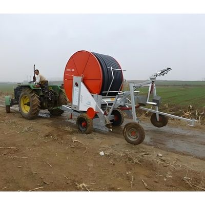 Metal Agricultura Hidráulica Automática de Propulsión Autónoma Turbina de Agua Máquina de riego de manguera de bobina para sistema agrícola