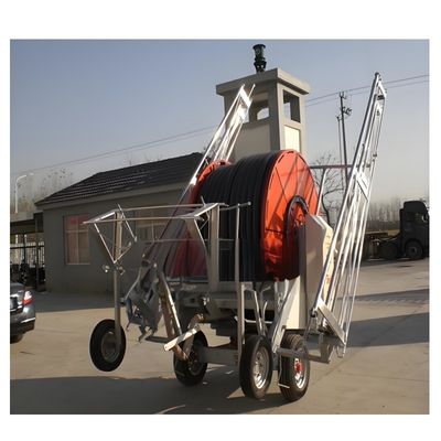 Sistema de riego con bobina de manguera para granja de 236 cm de diámetro