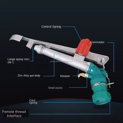 Riego con pistola de lluvia 10 KG Capacidad IoT habilitada duradera