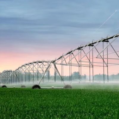Centros de ahorro de agua de irrigación pivot para la agricultura de restaurantes