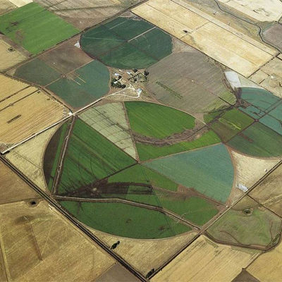Centros de ahorro de agua de irrigación pivot para la agricultura de restaurantes