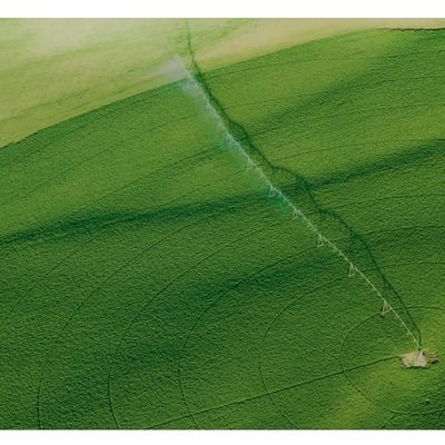 Agricultura avanzada IoT Sistema de riego de granjas redondas de ahorro de energía para trigo Soja Maíz Riego de parcelas de pastos