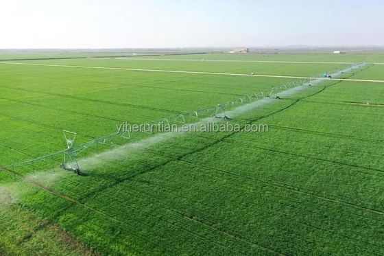 2024 Vendedor líder Sistema de riego de granja lineal lateral automático para jardín de dos/cuatro ruedas con material metálico
