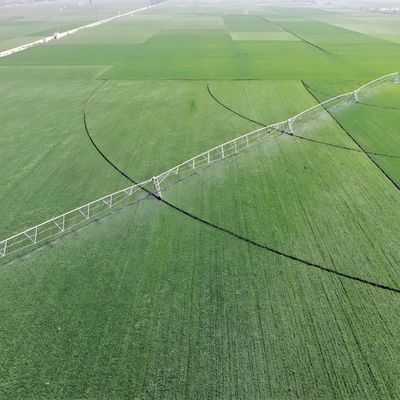 Agricultura avanzada IoT Sistema de riego de granjas redondas de ahorro de energía para trigo Soja Maíz Riego de parcelas de pastos