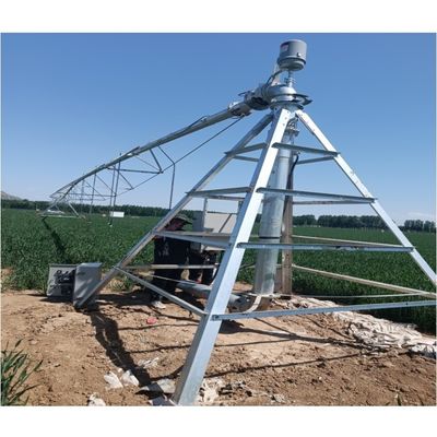 Sistema de riego con 30 pulgadas de diámetro centro de ahorro de agua, rociador y motor.