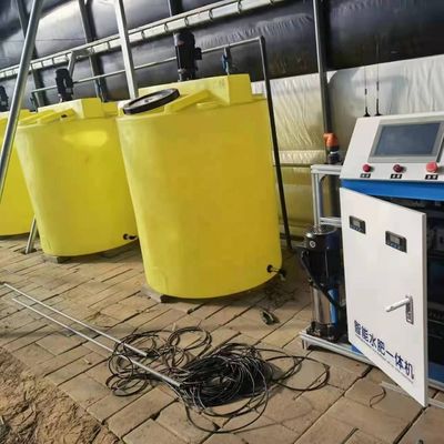 Máquina de integración inteligente de agua y fertilizantes personalizada para el sistema de riego por goteo de plástico en la agricultura moderna