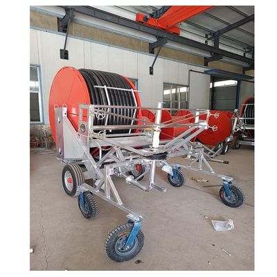 90 cm de diámetro Agricultura de viajes pistola de lluvia manguera bobina sistema de riego para la distribución uniforme de agua