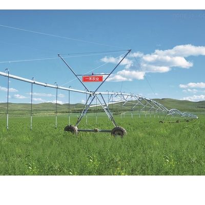 Sistema de riego pivotado de centro de movimiento lateral fijo con capacidad de 2000 KG y arma de extremo grande
