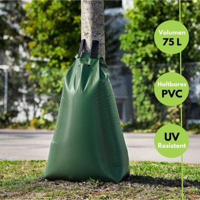 20 galones de PVC Tarpaulin plegable plegable anti-UV bolsa de riego para el riego de arbustos otros riego de riego