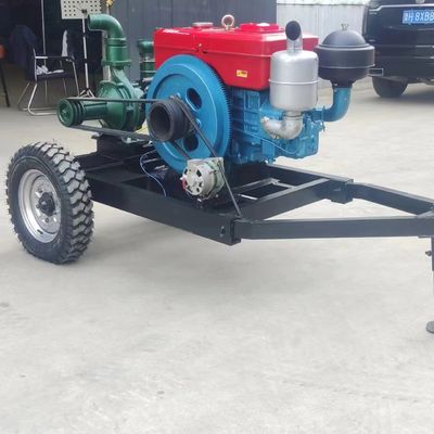 Autoprimación del motor diesel bomba de agua de alcantarillado para la agricultura riego y monitoreo remoto 8 pulgadas de diámetro