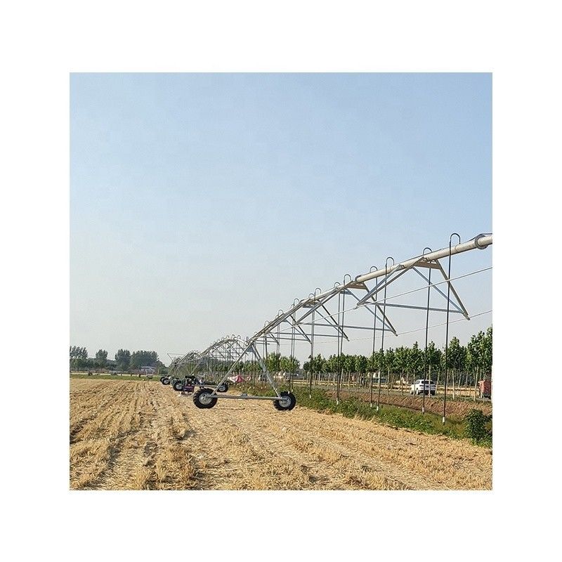 2500 KG Metal Maquinaria agrícola Equipo Centro Sistema de riego pivotado Agricultura Movimiento lateral lineal Rollo lateral