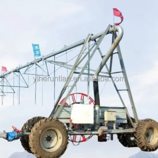 3800 KG Automático lateral Lineal Move Sistema de riego de jardín La mejor actualización de jardín con dos o cuatro ruedas