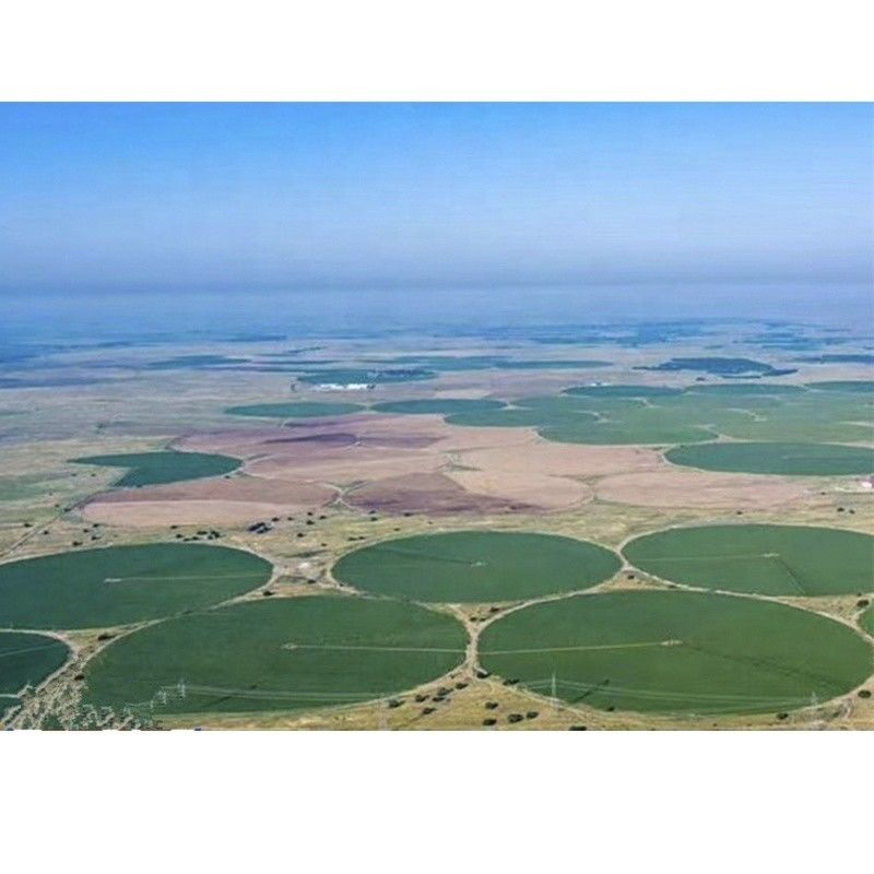 168 cm de diámetro Sistema de riego por eje central de plástico hecho en maquinaria agrícola para los requisitos agrícolas modernos