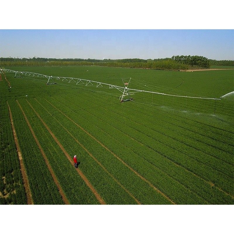 Sistema de riego central giratorio móvil estilo de remolque lateral móvil Agricultura rociador agrícola con componentes de rodamiento central