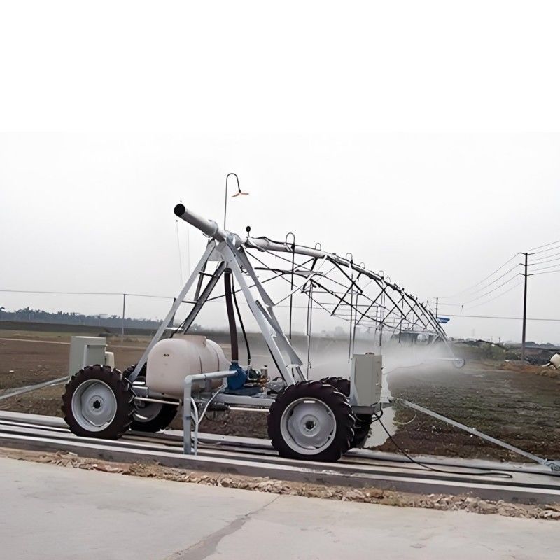 Centro de equipos de maquinaria agrícola Pívot lateral lineal moverse lateral sistema de rollo lineal de riego con capacidad 2200 KG